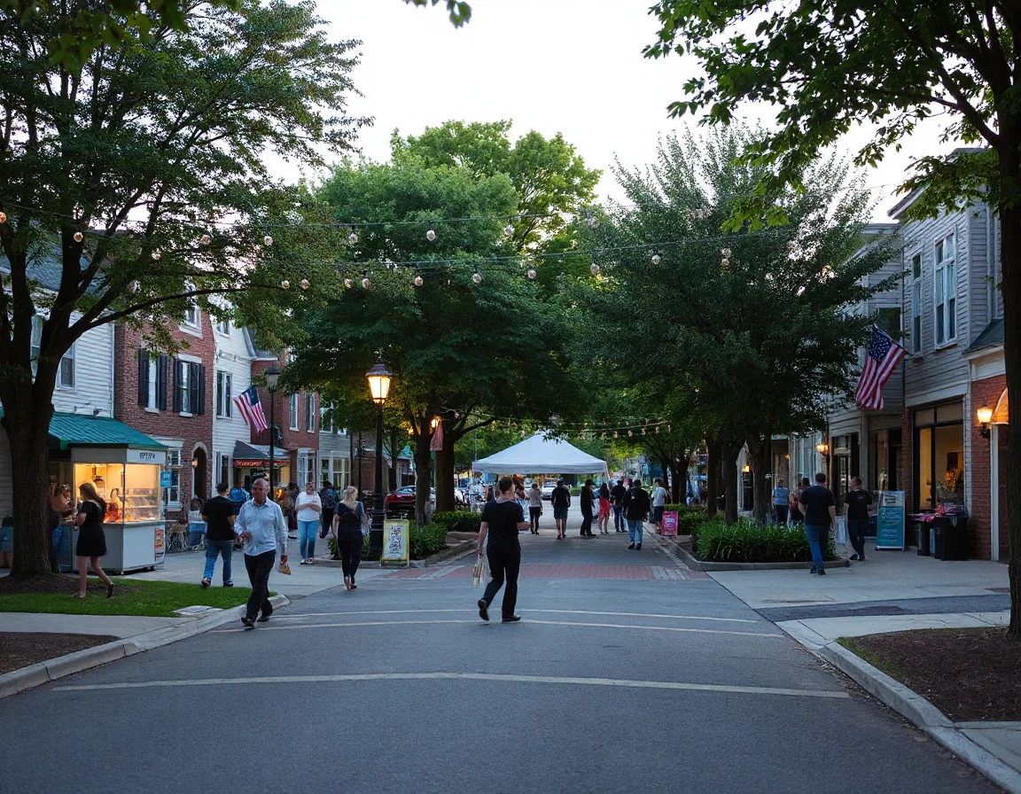 Community setting in Closter, New Jersey
