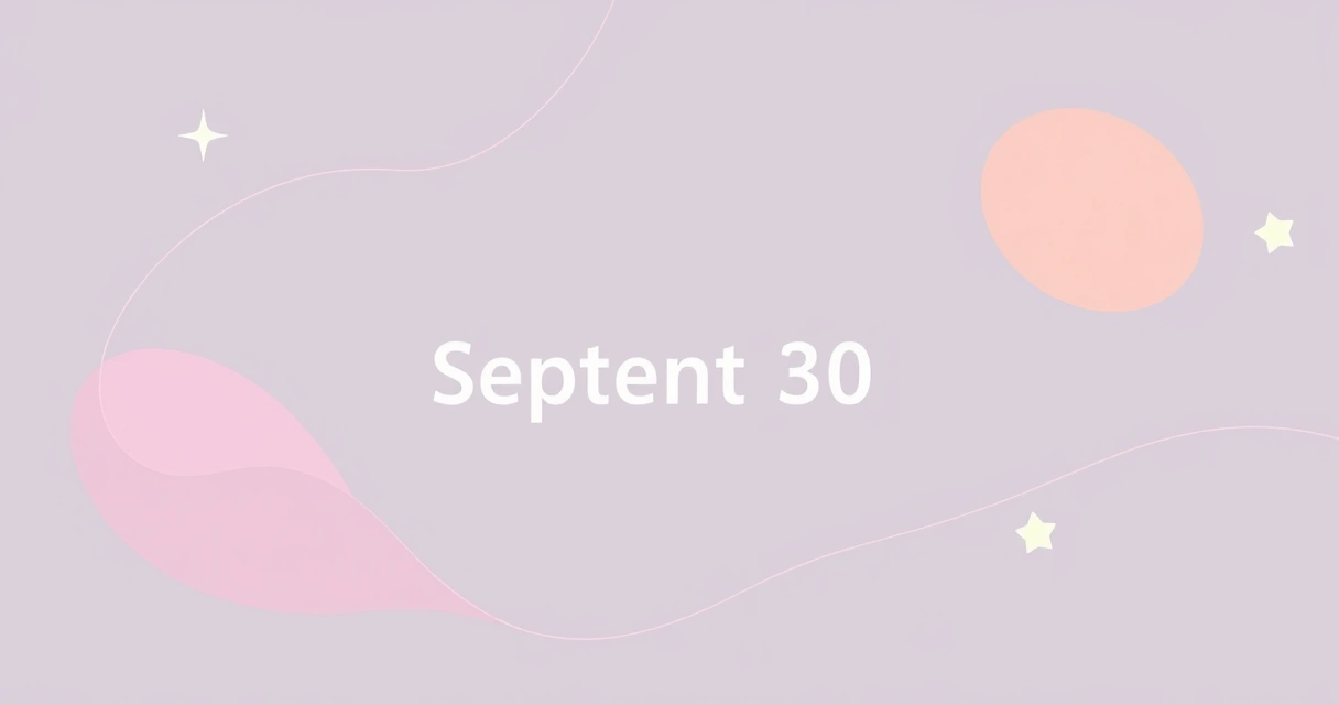 Horoscope for Sept 30: Data Insights from 25,000 Charts