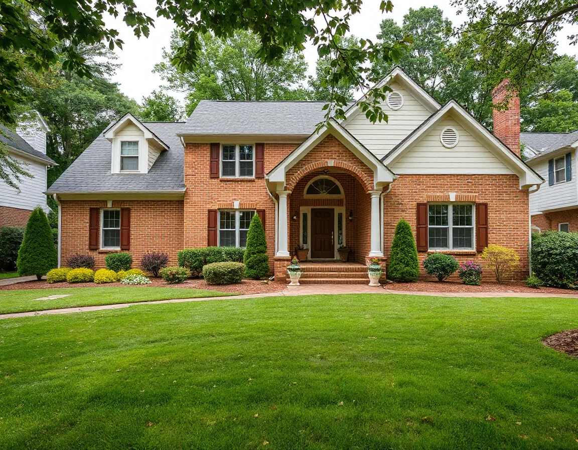 Prepared home exterior with strong curb appeal