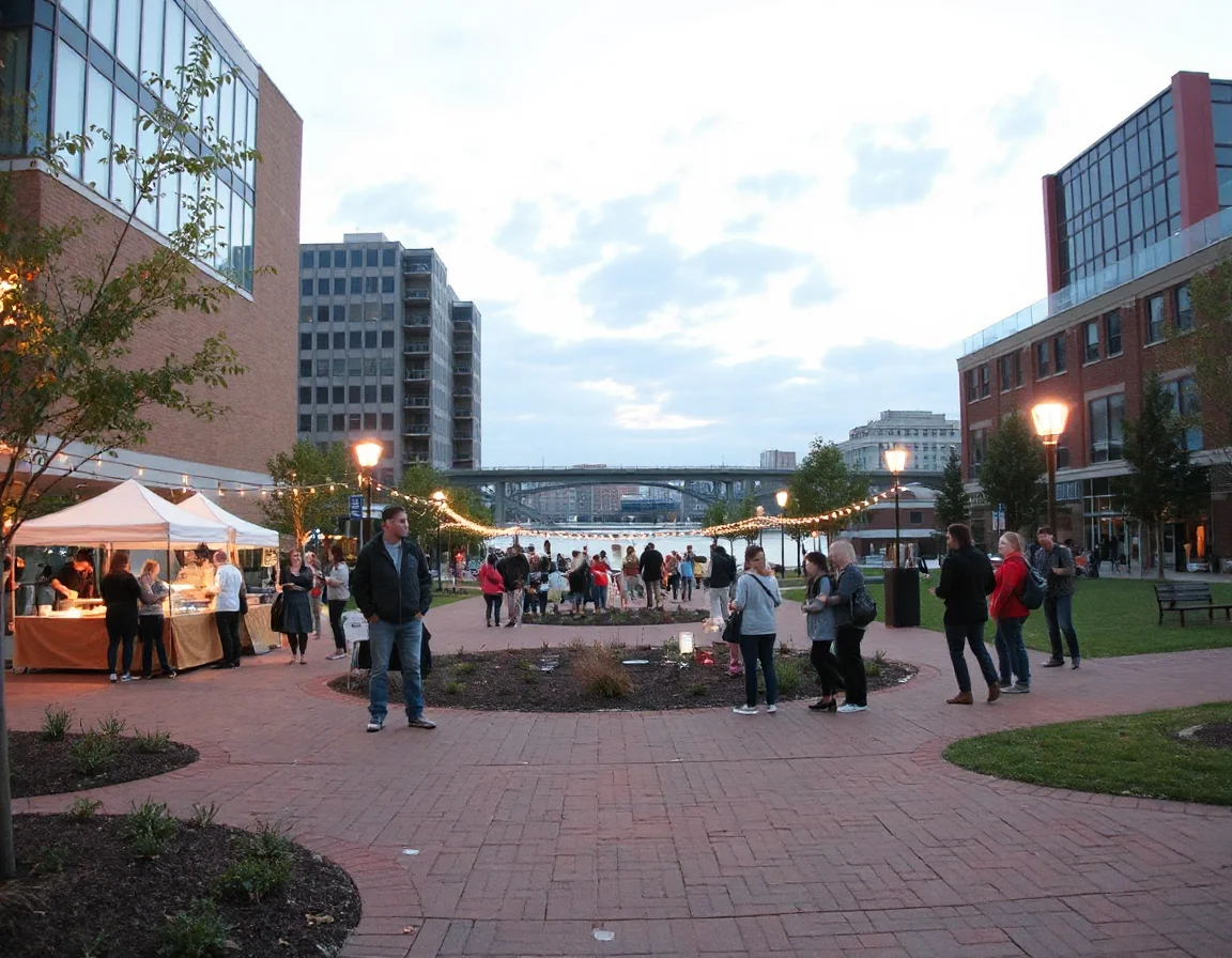 Community space near the Clinton Presidential Library area