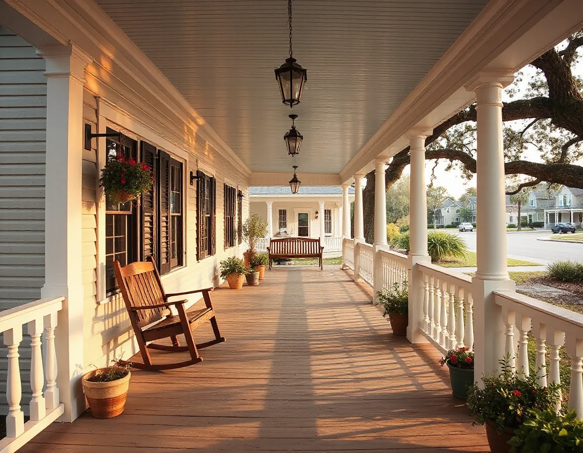 Historic front porch in Mount Pleasant