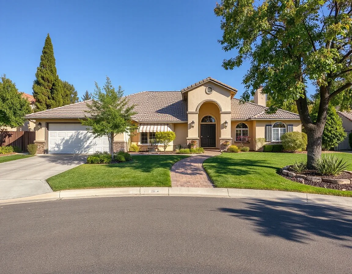 Home exterior in the Inland Empire