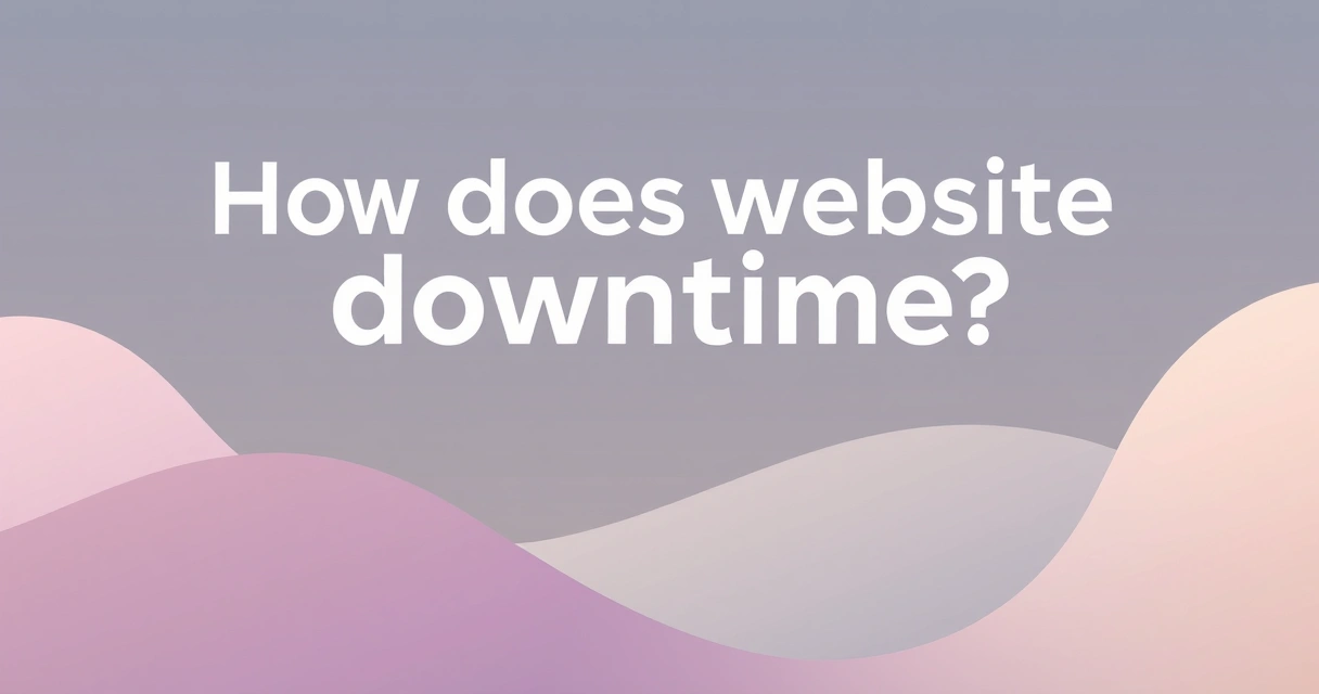 A financial graph showing the correlation between server outages and how much does website downtime cost a SaaS company.