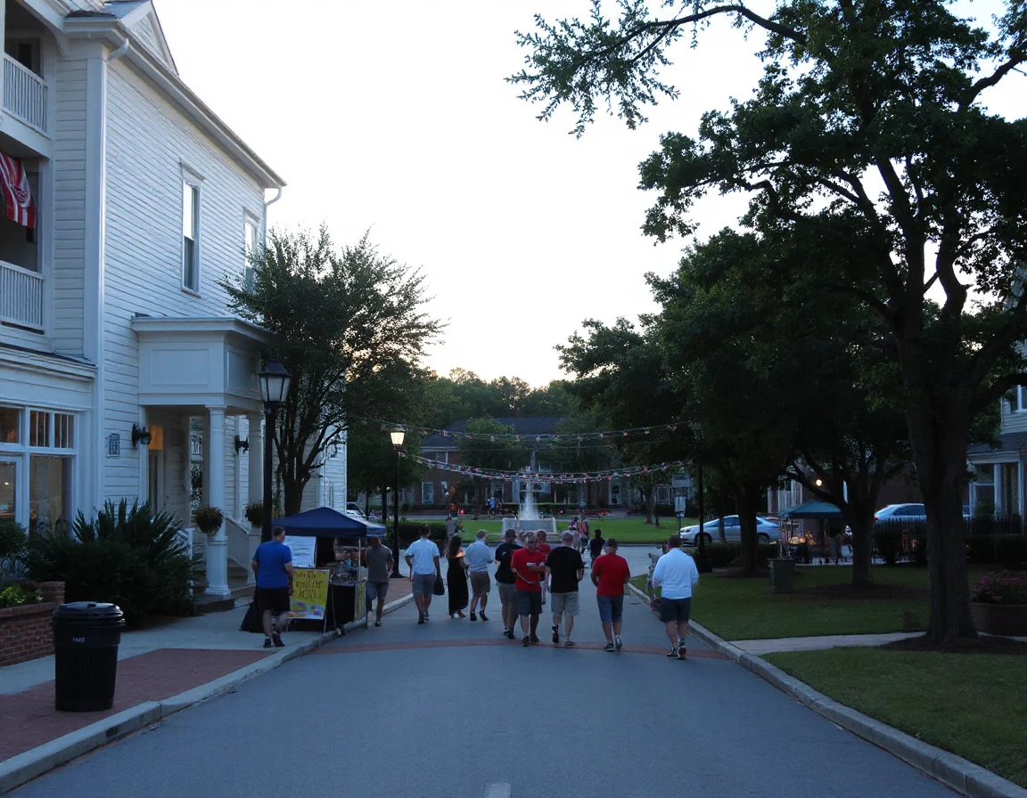 Residential streetscape in Mount Pleasant