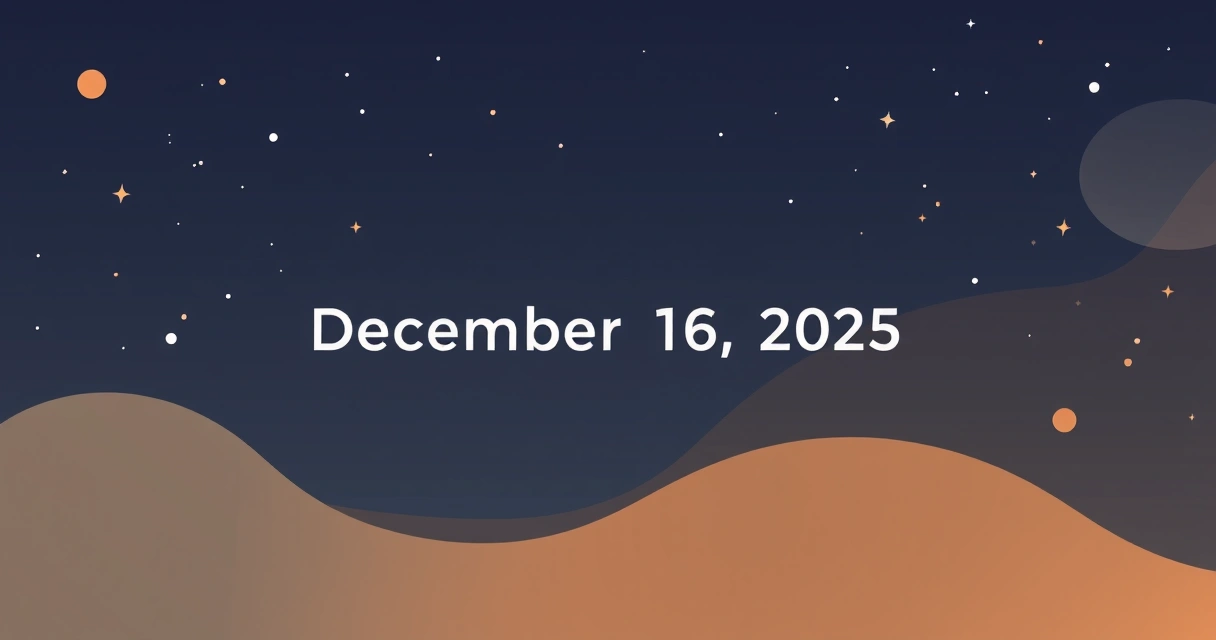 December 16 2025 Astrology: Data-Backed Transit Guide and Chart Insights