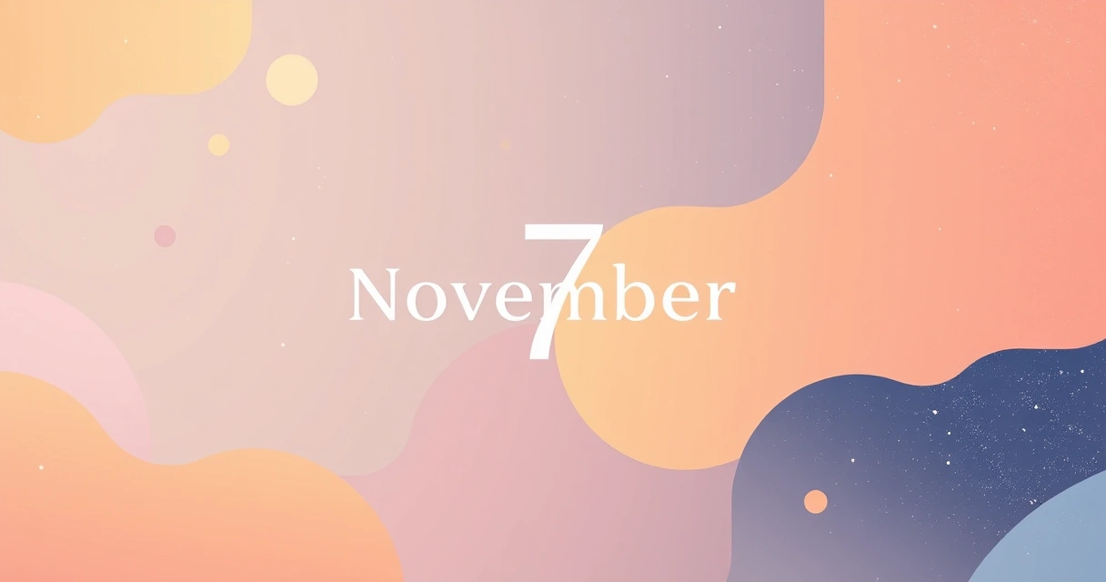 November 7th Zodiac: Scorpio Secrets from 25,000 Birth Charts