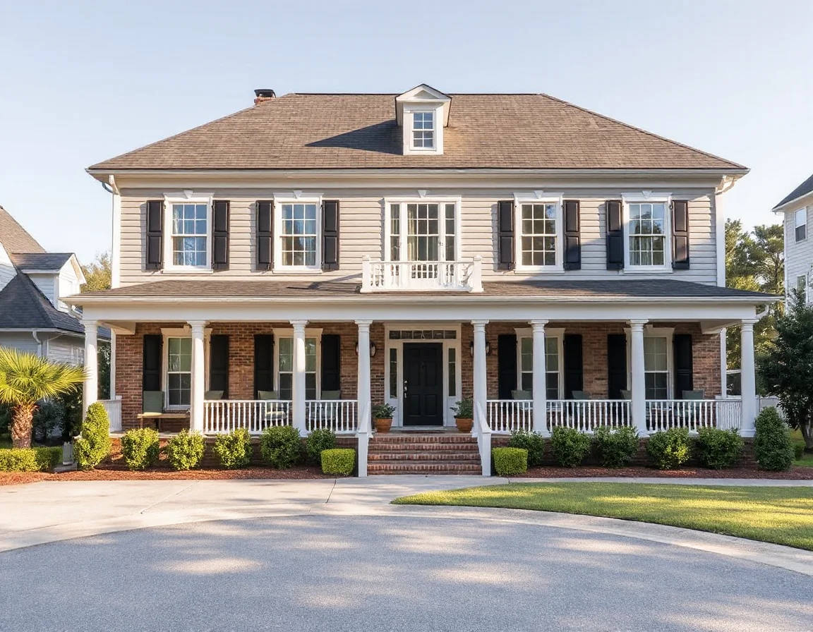 Traditional home exterior in Mount Pleasant