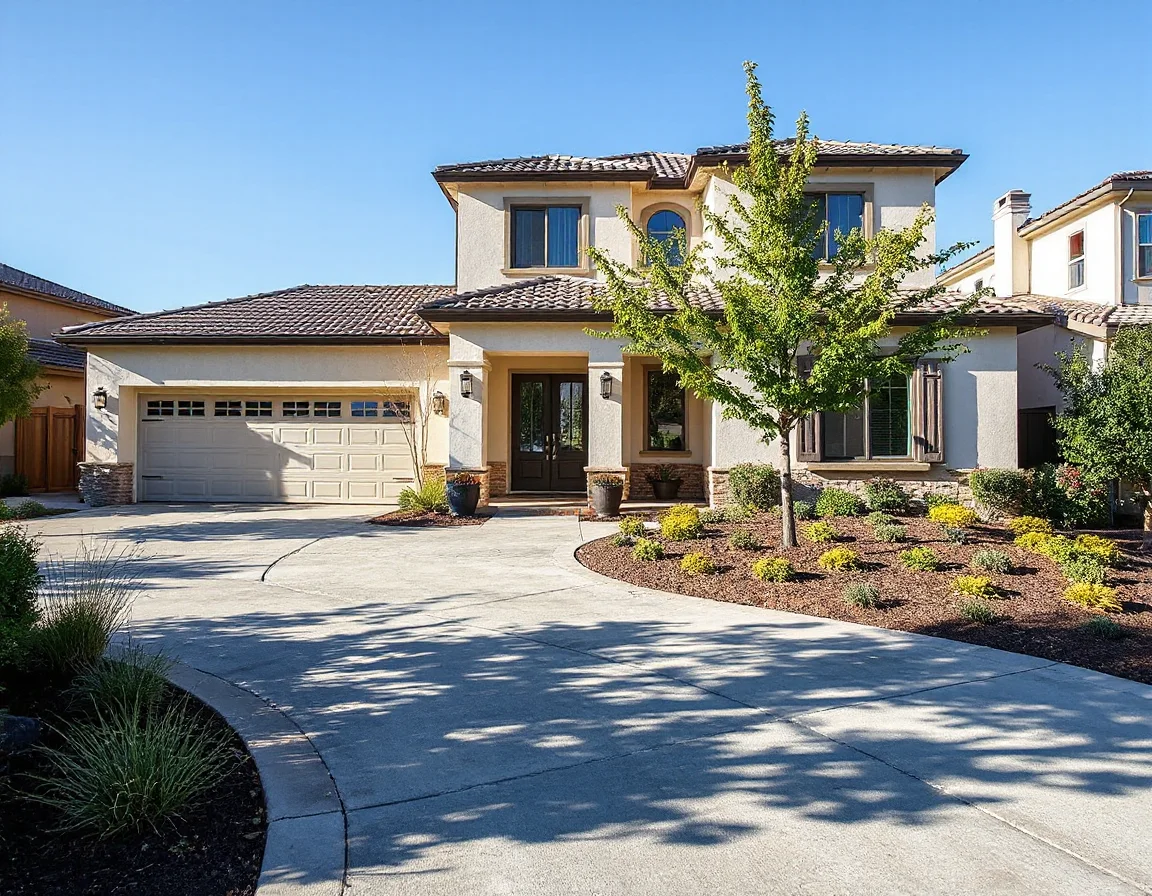 Contemporary home exterior in Irvine