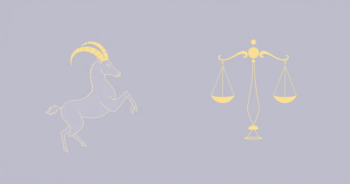 Capricorn and Libra Compatibility: Data from 25,000 Charts
