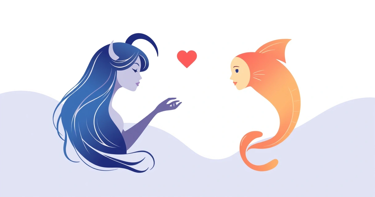 Capricorn and Pisces Compatibility: Data from 25,000 Charts