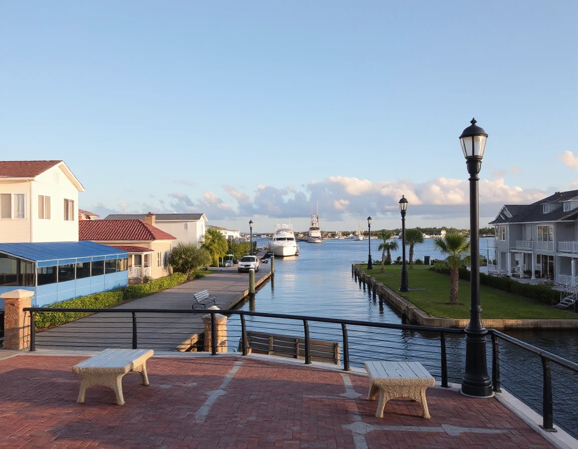 Waterfront residential setting in Cape Canaveral