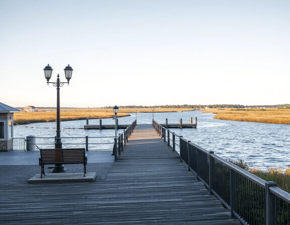 Waterfront and marsh view near Old Village in Mount Pleasant