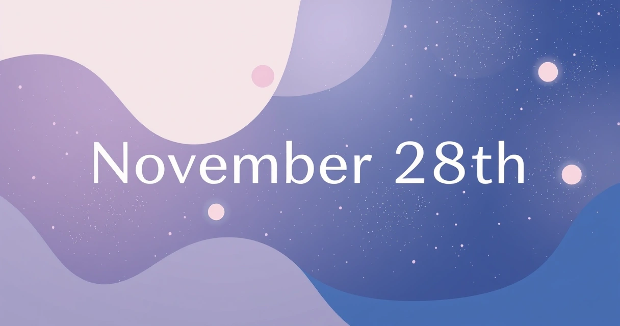 November 28th Horoscope: Insights from 25,000 Natal Charts