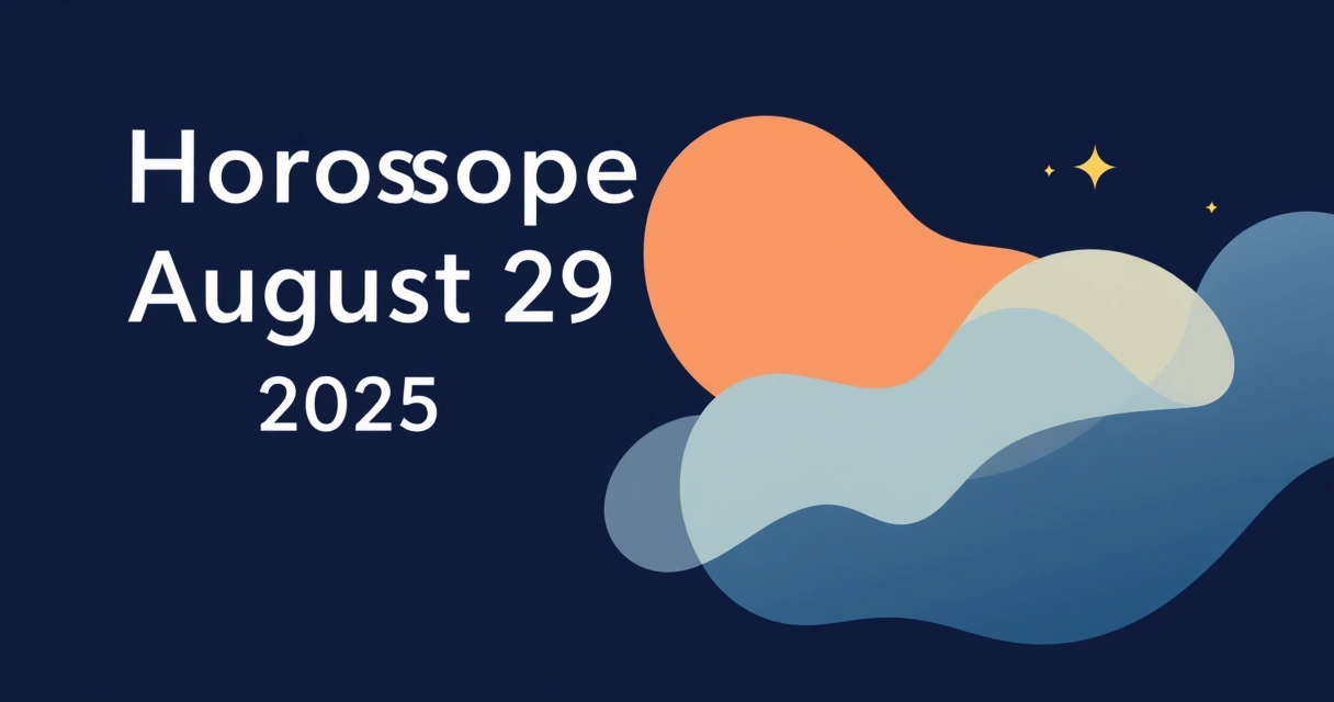 Horoscope August 29 2025: Data-Driven Natal Chart Analysis