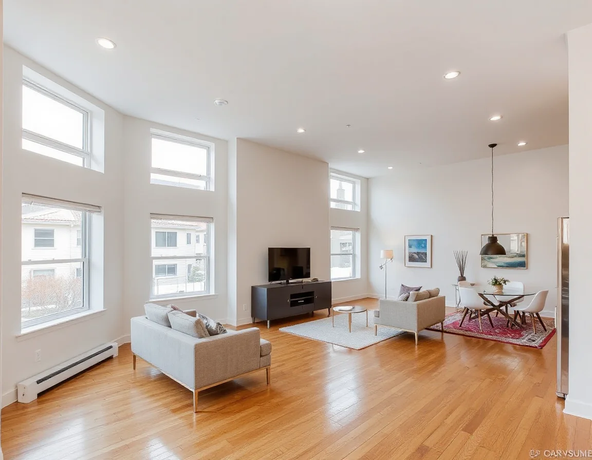 Updated rental unit interior in San Francisco
