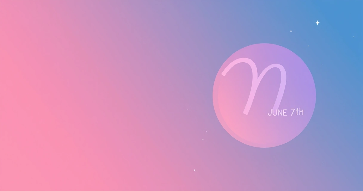 Horoscope for June 7th: Gemini Energy, Love, and Luck