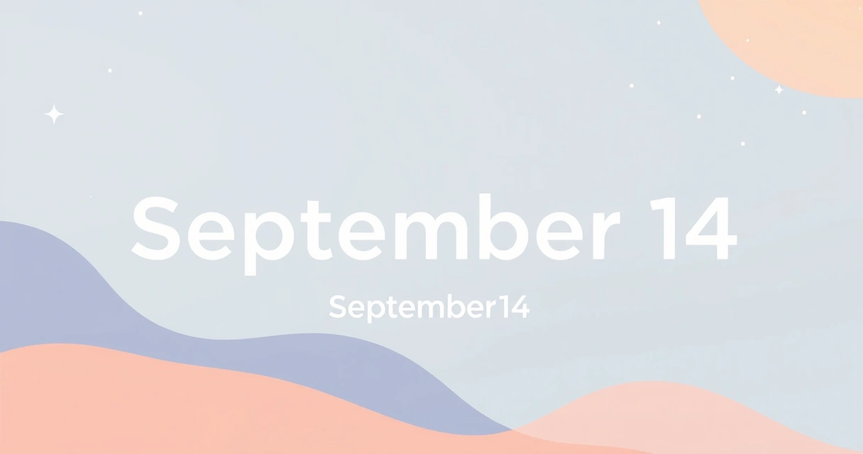 September 14 Horoscope: Data-Driven Insights from 25,000 Charts