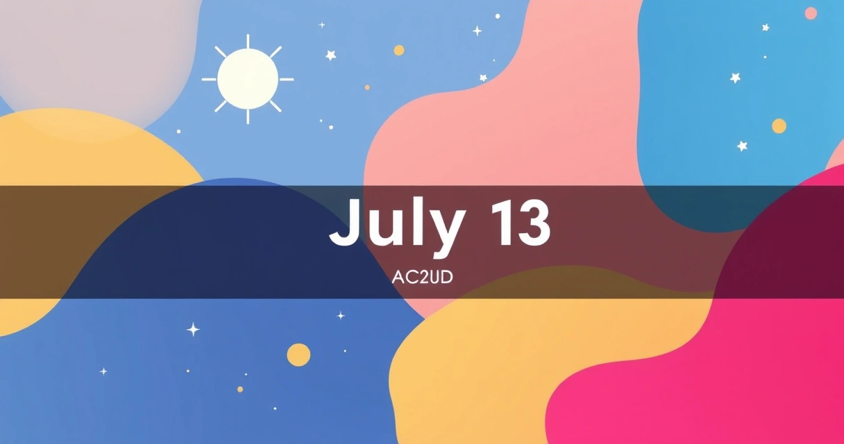 Horoscope for July 13th: Cancer Season Wisdom & Transits