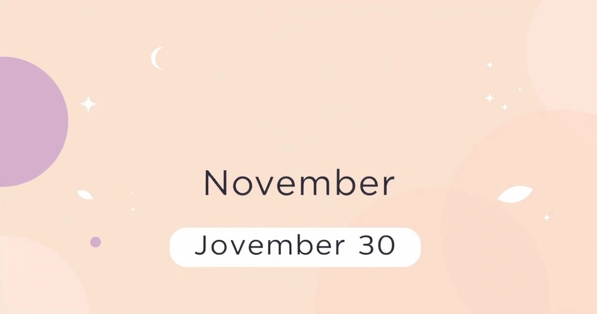 Horoscope for November 30th: Data Insights from 25,000 Natal Charts