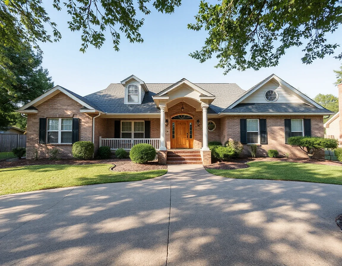White County home exterior with strong curb appeal