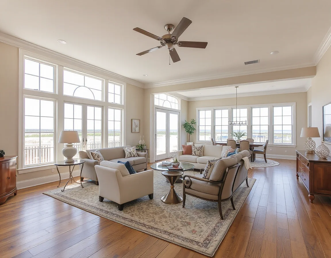 Coastal interior living space