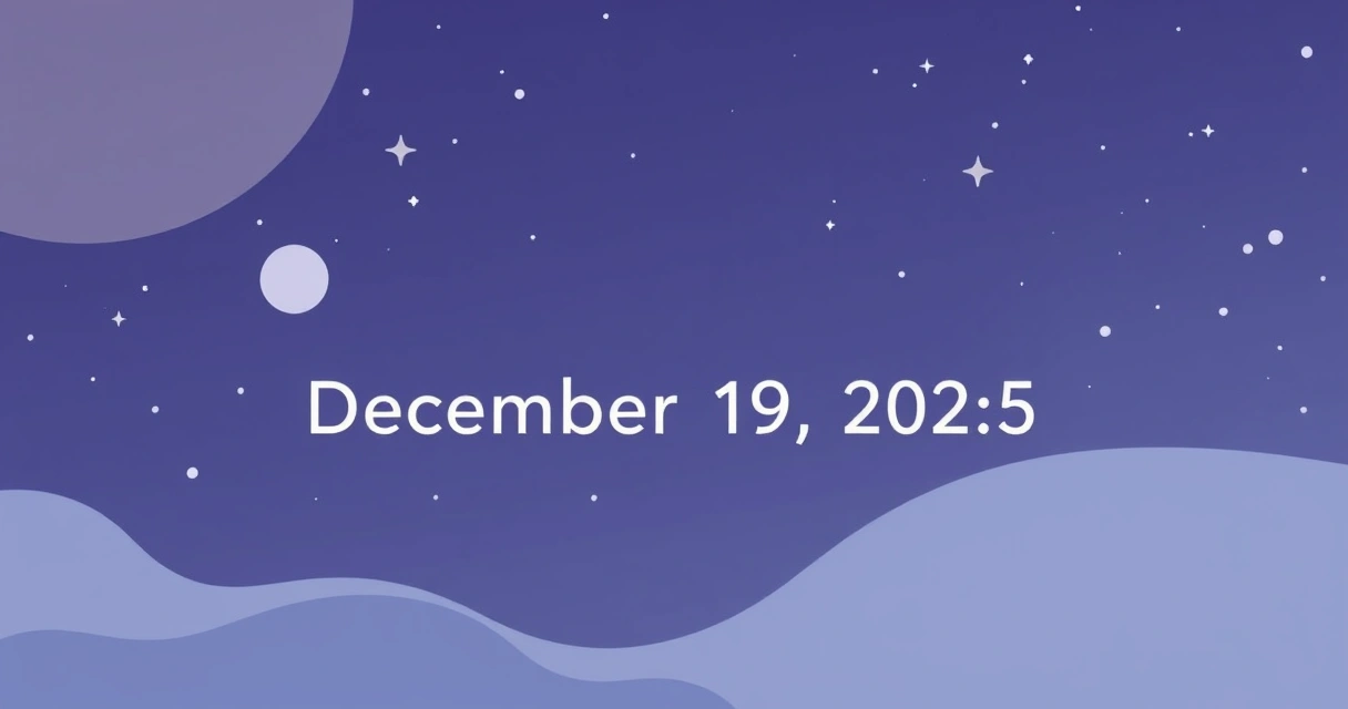 December 19 2025 Horoscopes: Data-Backed Natal Chart Guide