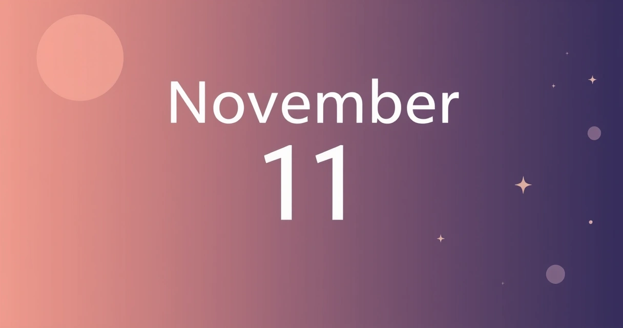 Horoscope for November 11th: Unpacking Scorpio's Depths & Cosmic Shifts