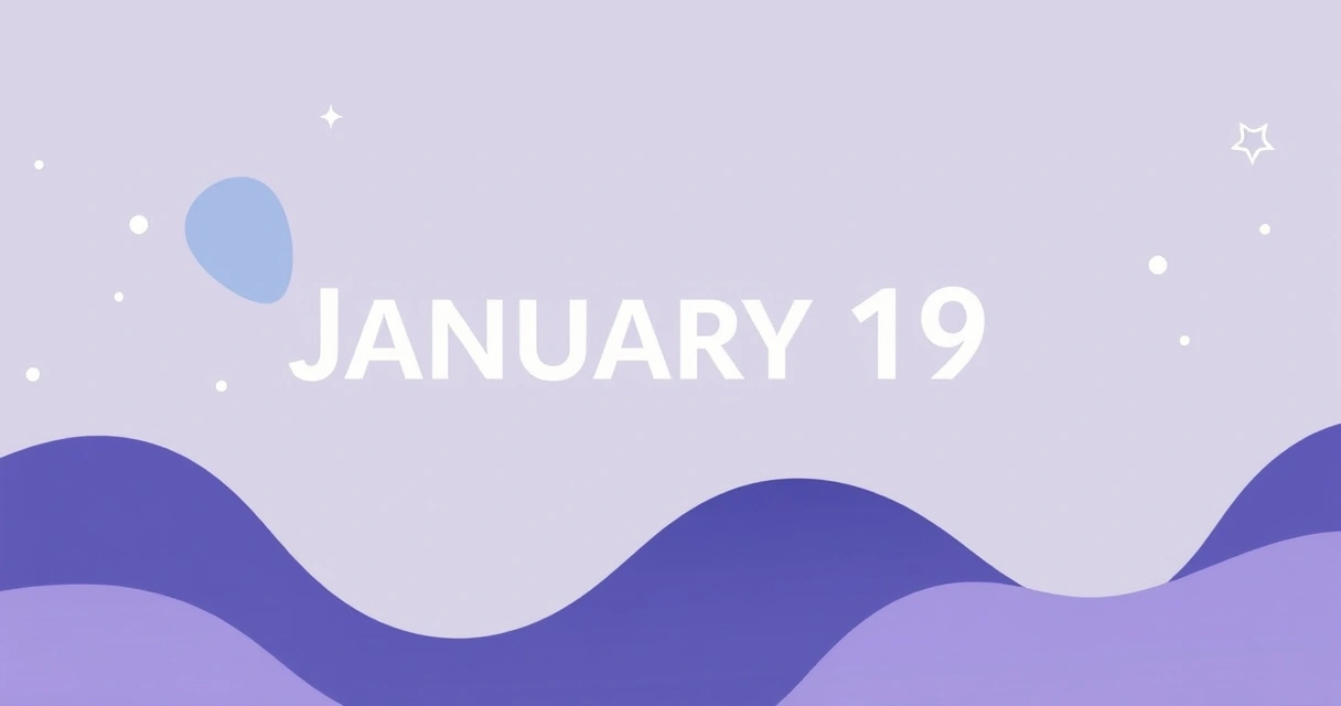 Horoscope January 19th: Decoding Your Cosmic Blueprint