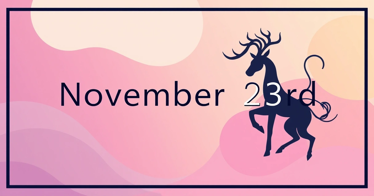 Zodiac November 23rd: Unveiling the Sagittarian Spirit
