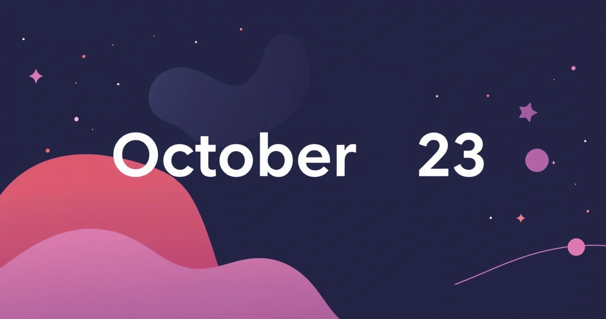 October 23 Zodiac: Unpacking the Scorpio-Libra Cusp & Your Cosmic Blueprint