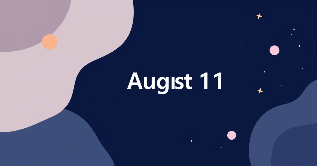 August 11 Horoscope: Data-Driven Insights from 25,000 Natal Charts