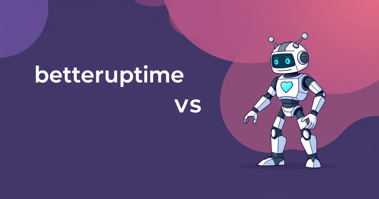 Comparison of BetterUptime and UptimeRobot dashboards for website monitoring and incident management
