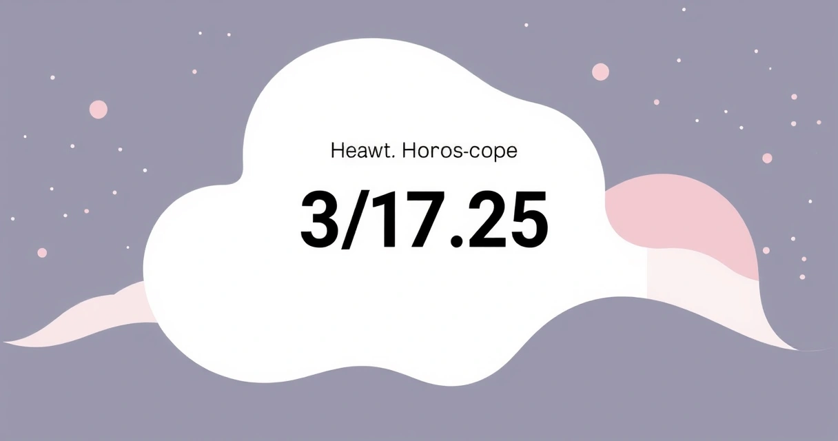 Daily Horoscope 3 17 25: Data Insights from 25,000 Charts