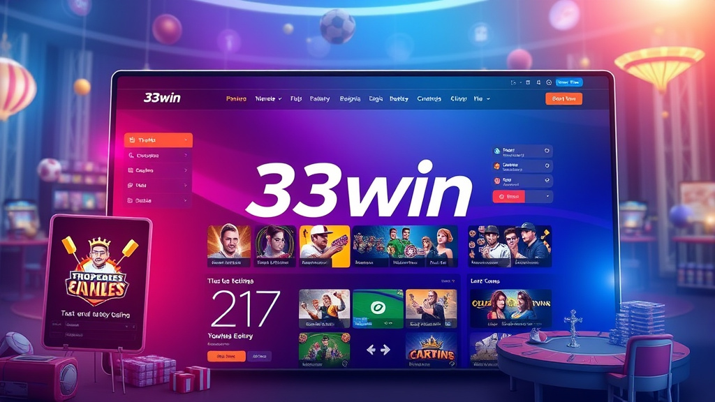 Nhà Cái 33win - Đỉnh Cao trong Thế Giới Cá Cược Trực Tuyến Đầy Hứng Thú và Tiện Ích Nhà Cái 33win - Đỉnh Cao trong Thế Giới Cá Cược Trực Tuyến Đầy Hứng Thú và Tiện Ích