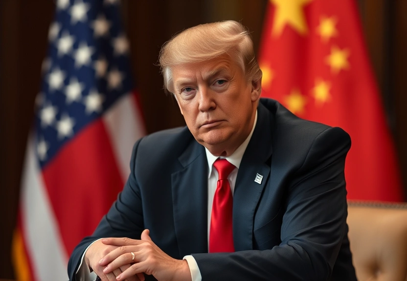 Representação visual de Donald Trump Pursues Chip Export Agreement Amid China Rare Earth Negotiations