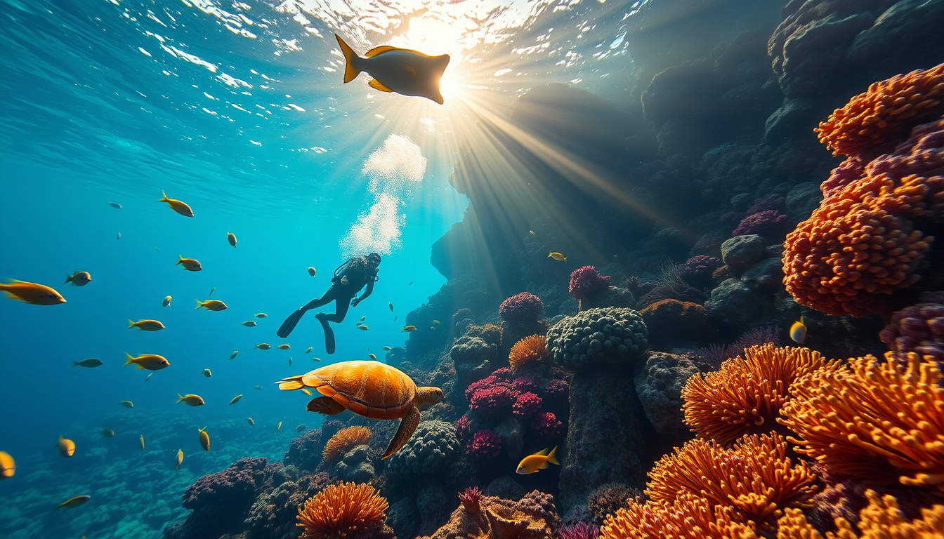 Explore the Best<b> Costa Rica Diving Spots</b>: Underwater Adventures Await!’ style=’display: block; margin: auto; max-width: 100%; height: auto;’></p>
<h2>Key Takeaways</h2>
<ul>
<li>Costa Rica boasts incredible marine biodiversity, making it a prime destination for divers.</li>
<li>Key diving spots like the Catalina Islands and Bat Islands offer thrilling underwater experiences.</li>
<li>The best times to dive in Costa Rica are from May to November when the water conditions are ideal.</li>
<li>First-time divers can expect vibrant coral reefs and abundant marine life while exploring the depths.</li>
<li>With its stunning underwater landscapes, Costa Rica is truly a diver’s paradise waiting to be explored.</li>
</ul>
<h3>Introduction to Costa Rica’s Marine Biodiversity</h3>
<p>Costa Rica is renowned for its stunning landscapes and rich biodiversity, making it a top destination for nature enthusiasts.</p>
<p>Among its many treasures are the exceptional <b>Costa Rica diving spots</b> that offer divers an unparalleled opportunity to explore vibrant underwater ecosystems.</p>
<p>Nestled between the Pacific Ocean and the Caribbean Sea, this Central American gem boasts an array of marine habitats, from coral reefs teeming with colorful fish to deeper waters where larger marine life roams.</p>
<p>The country is home to over 800 species of fish and a wide variety of marine mammals, making it an ideal location for both novice and experienced divers looking to immerse themselves in the beauty of the ocean.</p>
<p>In this article, we will delve into the best diving spots in Costa Rica, highlighting their unique features and the diverse wildlife you can expect to encounter.</p>
<h3>Top Diving Spots in Costa Rica</h3>
<p>Costa Rica, with its stunning coastline and rich marine life, is a diver’s paradise boasting some of the best diving spots in the world.</p>
<p>Among the top<b> Costa Rica diving spots</b> is the Catalina Islands, where divers can explore vibrant coral reefs and encounter an array of marine species, including manta rays and shark species.</p>
<p>Another must-visit location is the famed Cocos Island, recognized as a UNESCO World Heritage Site, which offers the chance to dive with large pelagic fish, making it ideal for experienced divers seeking adventure.</p>
<p>For those near the Pacific coast, the Gulf of Papagayo presents an excellent environment for underwater exploration, famous for its colorful fish and beautiful underwater terrains.</p>
<p>On the Caribbean side, Cahuita National Park serves as a unique diving spot where divers can enjoy the lush coral gardens and coral formations teeming with life.</p>
<p>Each of these diving spots highlights the incredible biodiversity of Costa Rica’s waters, making it essential for any diver looking to experience an unforgettable underwater journey.</p>
<blockquote><p>‘The sea, once it casts its spell, holds one in its net of wonder forever.’ – Jacques Yves Cousteau</p></blockquote>
<h3>Best Times to Dive in Costa Rica</h3>
<p>When planning a diving adventure, knowing the best times to explore the unique<b> Costa Rica diving spots</b> can greatly enhance your experience.</p>
<p>The prime diving season in Costa Rica typically runs from late November to April.</p>
<p>During these months, the Pacific waters are warm, clear, and teeming with vibrant marine life.</p>
<p>Popular diving locations such as the Catalina Islands and Bat Islands offer incredible opportunities to see everything from playful dolphins to majestic manta rays.</p>
<p>Conversely, the Caribbean coast, with spots like Cahuita National Park, is best dived from March to September when visibility is at its peak.</p>
<p>Weather conditions and sea currents can vary, so it’s essential to check local forecasts and consult with diving centers to ensure a safe and exhilarating dive.</p>
<p>Ultimately, whether you’re a seasoned diver or a beginner, timing your diving trips to coincide with the best conditions will make your experience in these spectacular<b> Costa Rica diving spots</b> truly unforgettable.</p>
<p><a href=