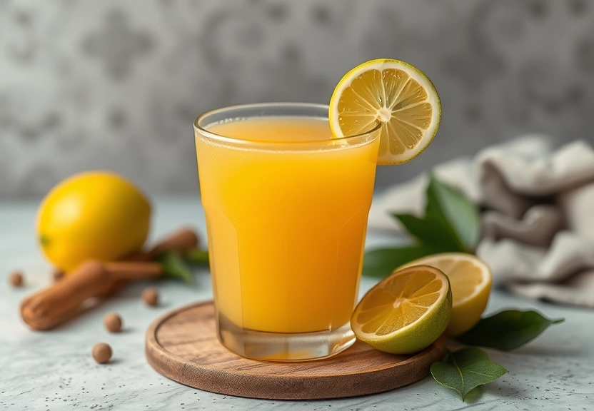 Representação visual de Experimente o Saboroso Suco de Inhame com Limão e Seus Poderosos Benefícios