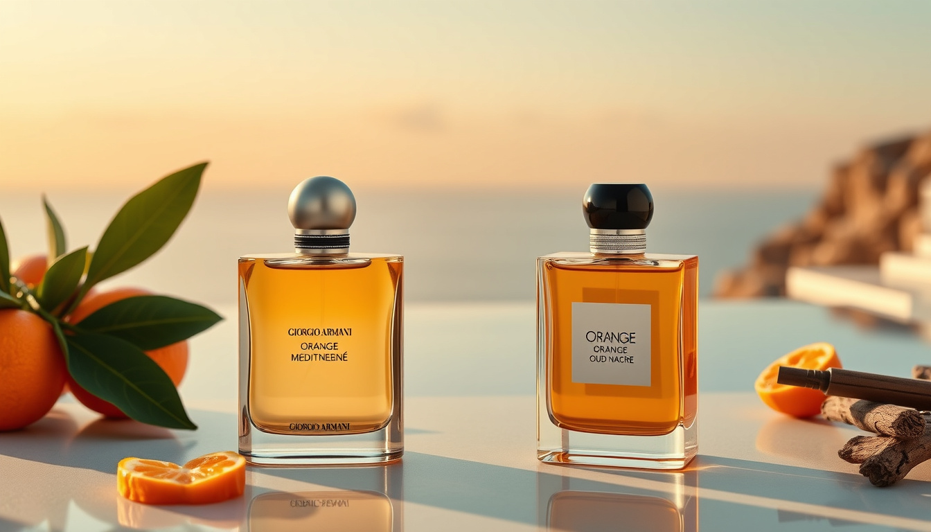 Discover the Alluring New Fragrances from Giorgio Armani: Orange Méditerranée & Oud Nacré