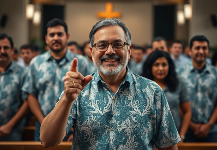 Representação visual de Pastor desaprova fiéis com camisas de time na Assembleia de Deus: 'Torcida mundana'