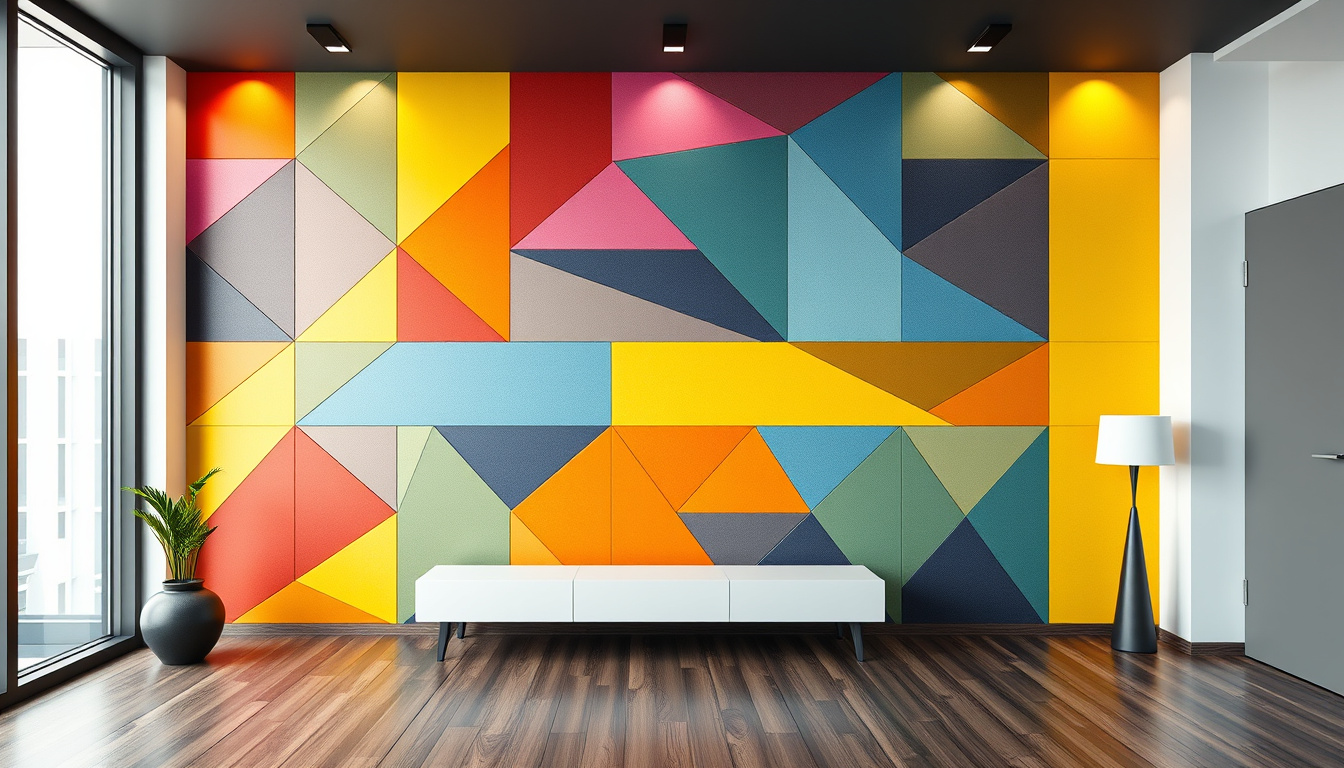 Wall Paneling Ideas to Transform Your Space Instantly 1 Modern geometric wall paneling in a stylish contemporary room