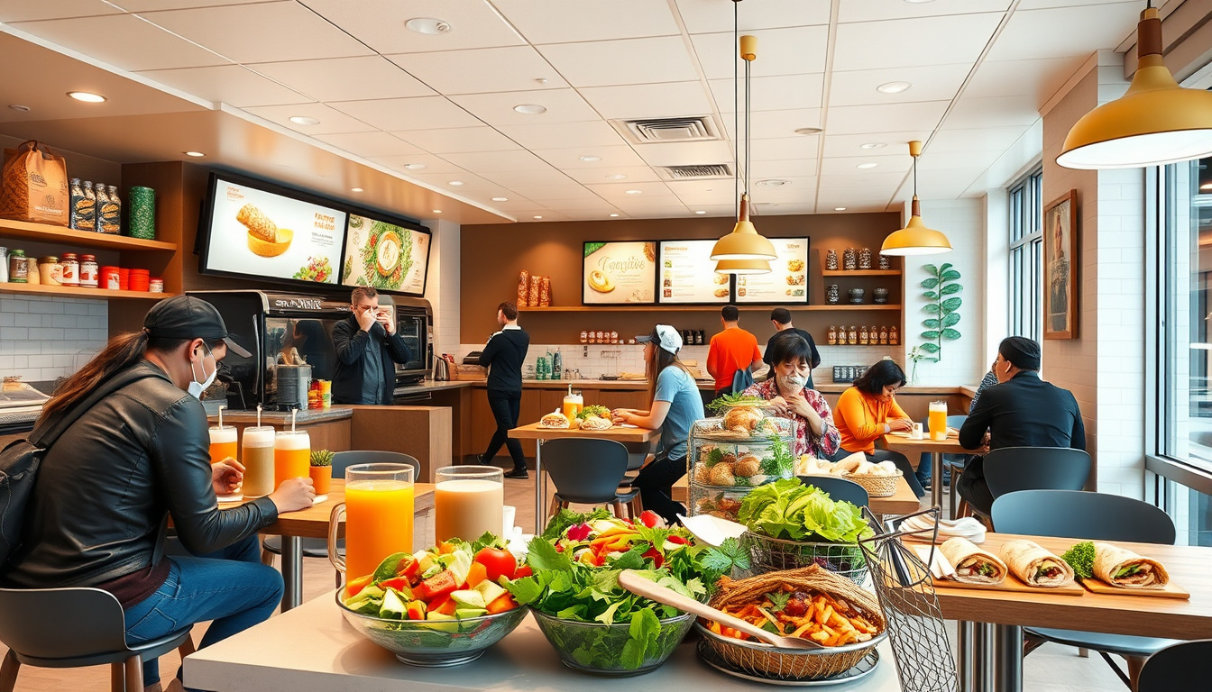 2. Quick-Service Restaurants with Healthy Choices