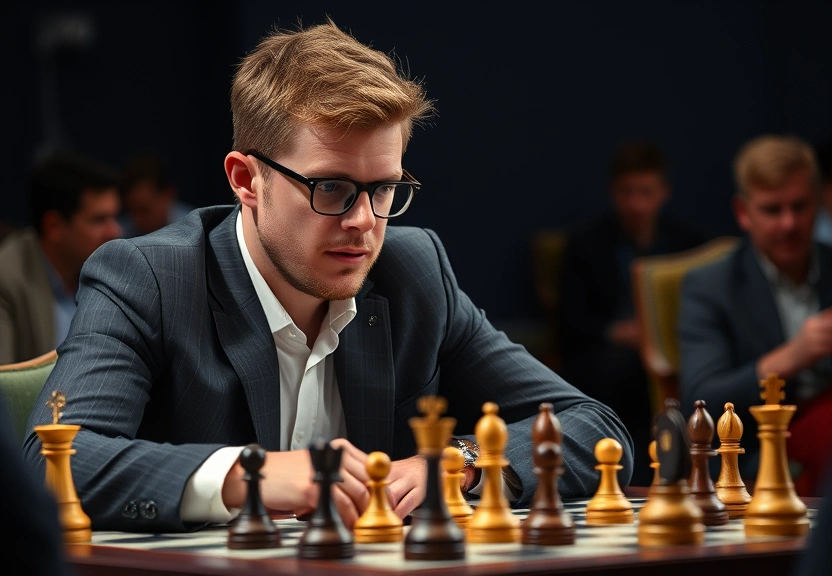 Representação visual de Magnus Carlsen desafiou IA no xadrez e surpreendeu com vitória impressionante