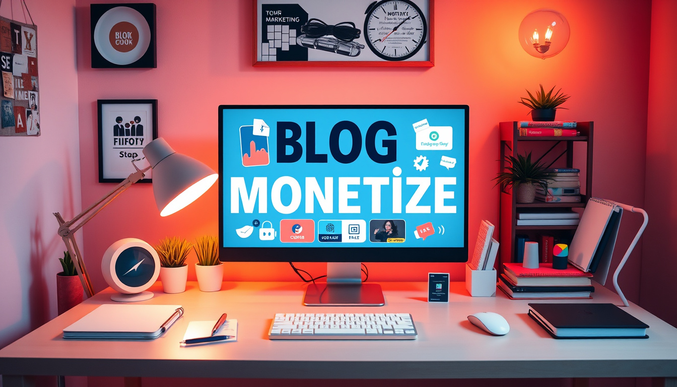 Monétisation de Votre Blog : Publicité, Affiliation et Produits