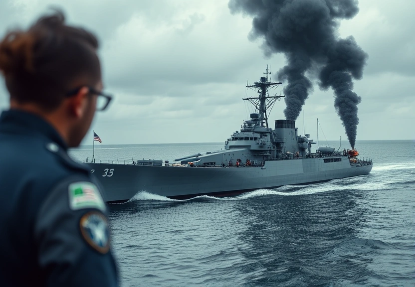 Representação visual de Descoberta emocionante: proa do USS New Orleans encontrada 80 anos após batalha da WWII