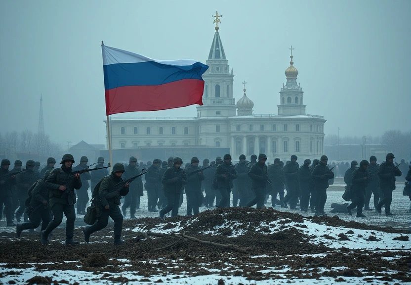 Representação visual de Russia nears 1 million war casualties in Ukraine, study finds