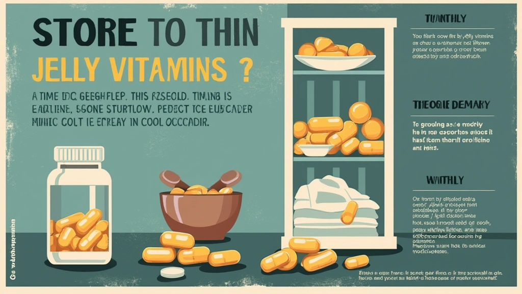 젤리영양제추천 - 젤리영양제 섭취 방법과 보관법