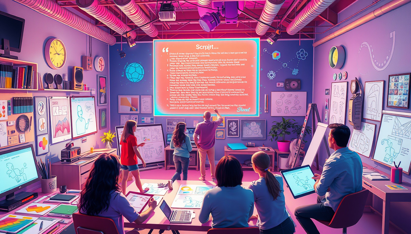 Unleashing Creativity: How to <b>Write a Movie with AI</b> Assistance’ style=’display: block; margin: auto; max-width: 100%; height: auto;’></p>
<h2>Key Takeaways</h2>
<ul>
<li>AI can enhance the screenwriting process by offering innovative ideas and insights.</li>
<li>Utilizing AI tools can help streamline the structure of your screenplay effectively.</li>
<li>Collaboration between human creativity and AI can lead to unique storytelling methods.</li>
<li>AI can be used to refine and edit scripts, improving overall quality.</li>
<li>Understanding the role of AI in screenwriting is crucial for maximizing its potential.</li>
</ul>
<h3>Understanding AI in Screenwriting</h3>
<p>In recent years, the rise of artificial intelligence (AI) has profoundly impacted various industries, including film.</p>
<p>To ‘<b>write a movie with AI</b>‘ has transformed from a futuristic concept into a practical reality, enabling screenwriters to harness technology for brainstorming ideas, developing scripts, and refining narratives.</p>
<p>AI tools analyze vast databases of scripts, genres, and audience preferences, providing insights that can inspire original storylines or enhance existing ones.</p>
<p>By incorporating predictive analytics and natural language processing, these advanced algorithms can assist writers in overcoming creative blocks and generating dialogue that resonates with viewers.</p>
<p>Understanding AI in screenwriting isn’t just about using technology; it’s about merging human creativity with machine efficiency to create compelling cinematic experiences.</p>
<p>As the industry evolves, embracing these innovations could shape the future of storytelling in ways we are only beginning to explore.</p>
<h3>The Creative Process: From Concept to Script</h3>
<p>When aspiring filmmakers ponder how to <b>write a movie with AI</b>, they embark on a fascinating journey through the creative process, transforming their initial ideas into a polished script.</p>
<p>This journey begins with brainstorming concepts, where AI tools can assist by generating theme suggestions or character archetypes based on input keywords.</p>
<p>Once a foundation is laid, the next step involves crafting the narrative structure, where AI can help outline acts, plot points, and pacing through smart algorithms that predict audience engagement.</p>
<p>As the scriptwriting progresses, AI can generate dialogue snippets or assist in generating emotional cues, ensuring that the script resonates on an emotional level with viewers.</p>
<p>Ultimately, harnessing the power of AI not only streamlines the writing process but also opens up new avenues for creativity, allowing writers to focus on refining their vision and storytelling techniques.</p>
<blockquote><p>‘The best way to predict the future is to create it.’ – Peter Drucker</p></blockquote>
<p><a href=