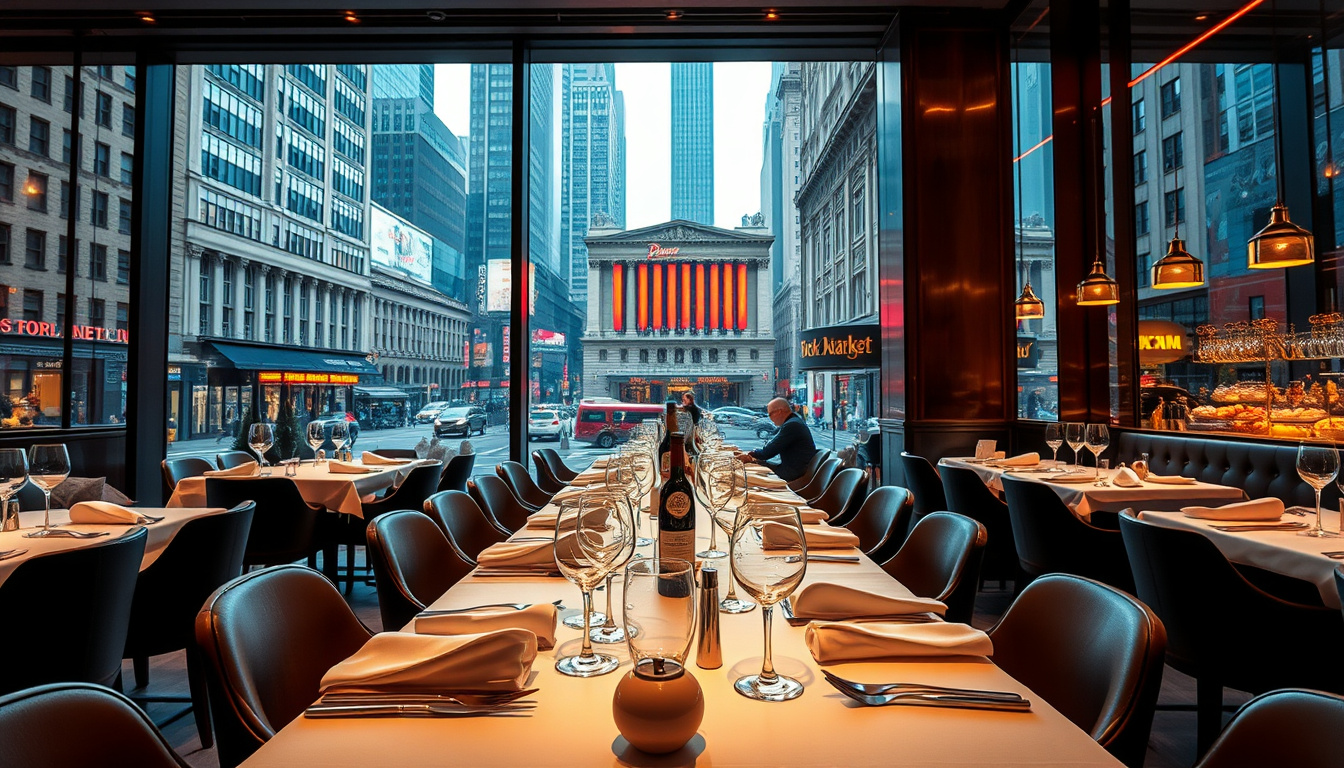 Experience Exquisite Upscale American Dining Near the Stock Market in NYC