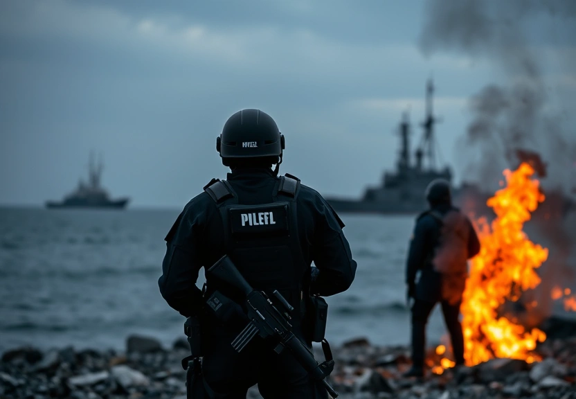 Representação visual de Conflito no Mar Negro: Ataques devastadores em Sochi e Odessa após colapso de negociações de paz