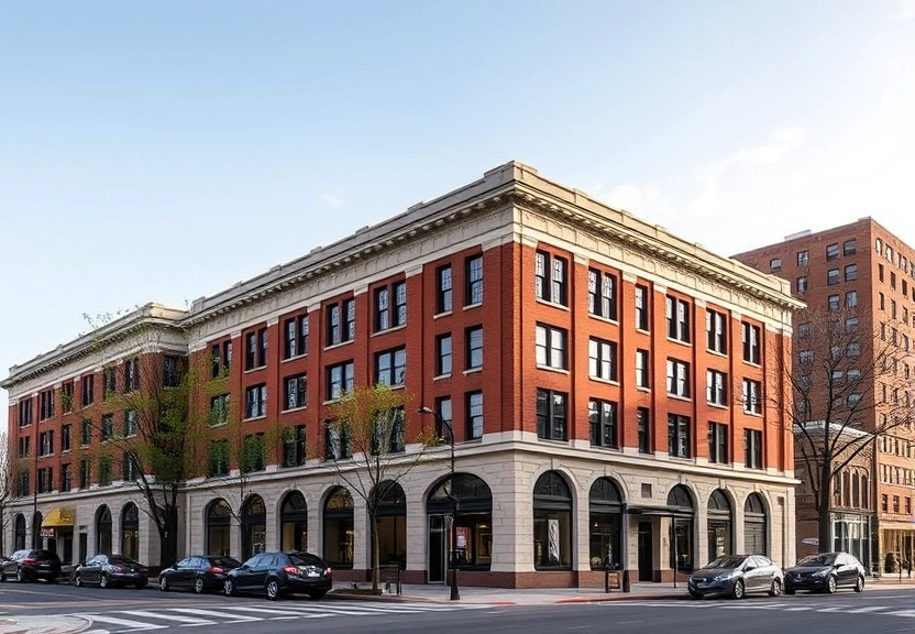 Representação visual de Historic Cherry & Webb Building in Fall River Set for 70 New Apartments
